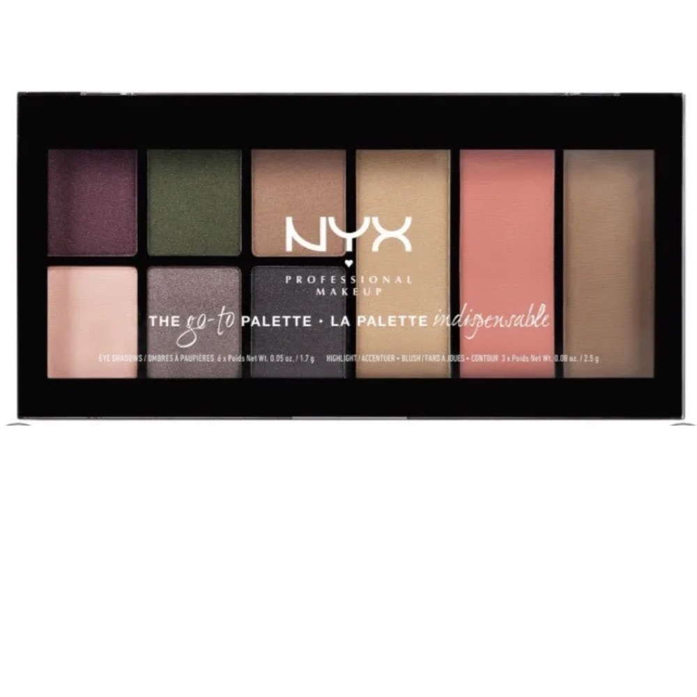 New NYX Eyeshadow, Blush, Highlight and Countour Palette